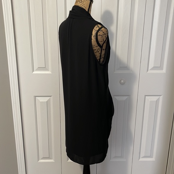 Bar III Women's Sleeveless V Neck Tank Evening Jumpsuit Black Size Medium